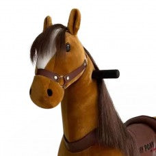 MY PONY ride on Horse - Medium/Chestnut Horse