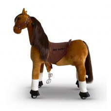 MY PONY ride on Horse - Medium/Chestnut Horse