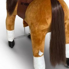 MY PONY ride on Horse - Medium/Chestnut Horse