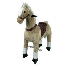 MY PONY ride on Horse - Medium/Champagne Horse