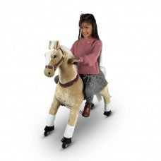 MY PONY ride on Horse - Medium/Champagne Horse