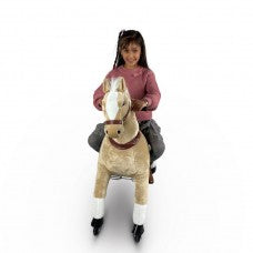 MY PONY ride on Horse - Medium/Champagne Horse