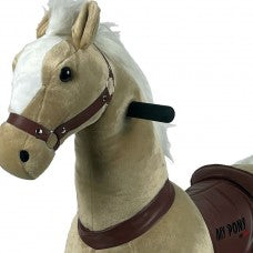 MY PONY ride on Horse - Medium/Champagne Horse