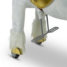 MY PONY ride on Unicorn - Medium/White & Gold Unicorn