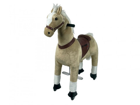 MY PONY ride on Horse - Small/Champagne Horse