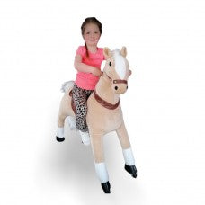 MY PONY ride on Horse - Small/Champagne Horse