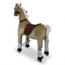 MY PONY ride on Horse - Small/Champagne Horse