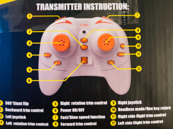 2 in 1 Hovercraft and Mini Copter A2 Drift Drone