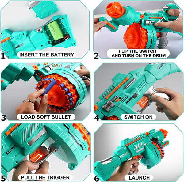 Soft Bullet Blast Toy Gun