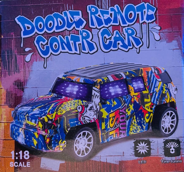 GRAFFITI REMOTE CONTROL RC CAR 1:18